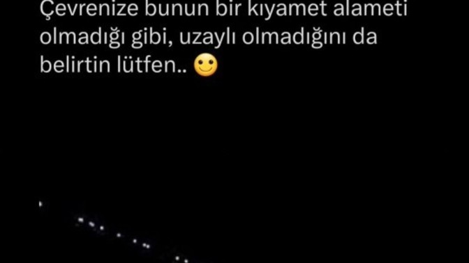 Starlink uydulari Türkiyede görülecekmiş bakicak misiniz?