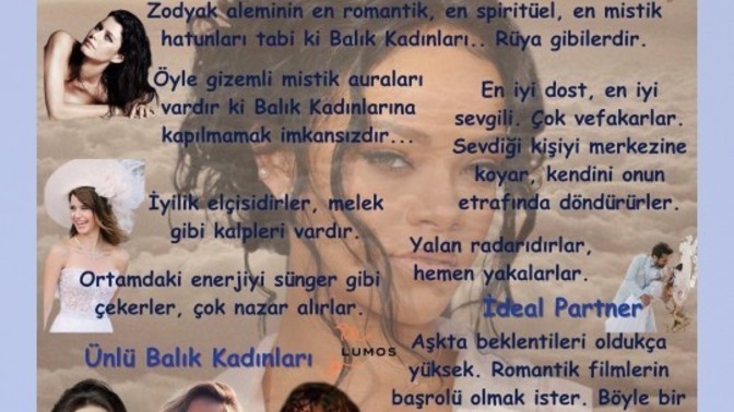 Balık burcu kadınını nasıl bilirsiniz?