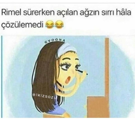 Rimel sürerken neden ağzımızı açıyoruz bilen var mı?