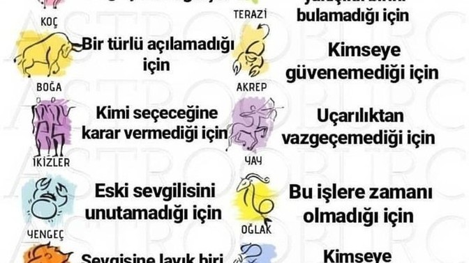 Burcuna göre neden bir sevgilin yok?