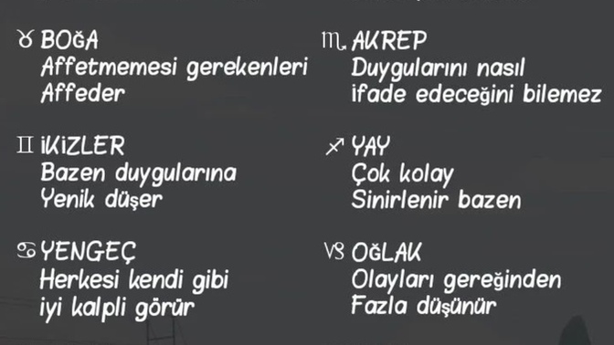 Burcuna göre senin en büyük zayıflığını nedir?
