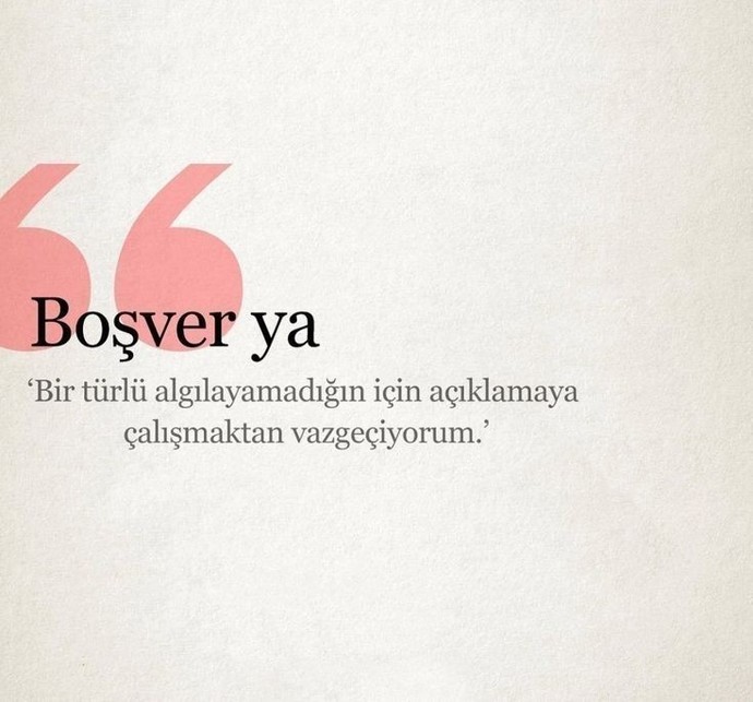 Aslında bunu demek istiyorum dediğin şey ne?