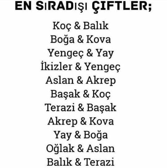 En sıradışı burçları eşleştirelim mi?