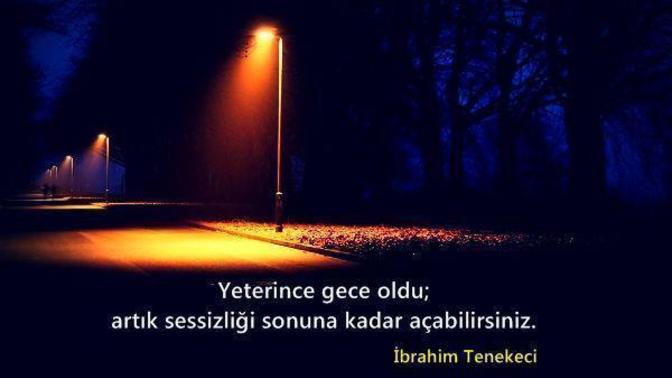 Geceniz sessizliği niye insanı cezbediyor? Karanlığı niye aydınlığa tercih ediyor insan?