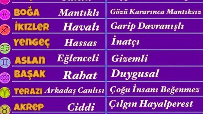 Burçların görünen ve gerçekleri nelerdir?