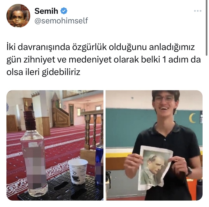 Dini ve milli değerlere saygı göstermemek özgürlük ve medeniyet midir?