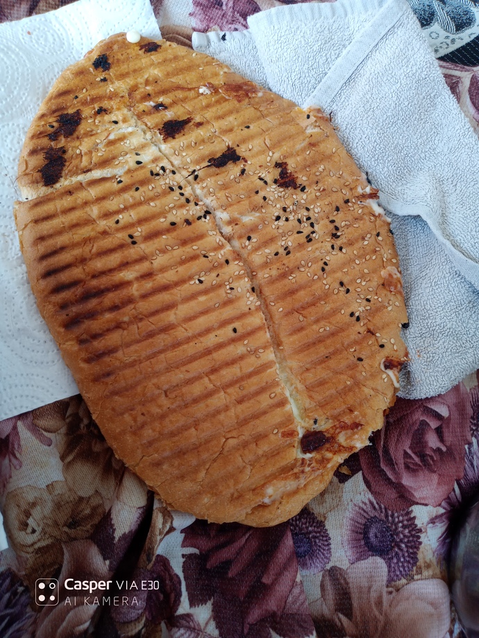 50 kg biri için çok mu büyük bu tost😂😂?