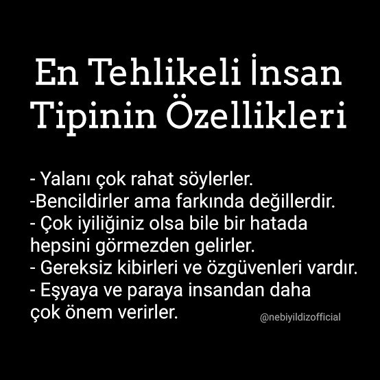 En tehlikeli insan kimdir?