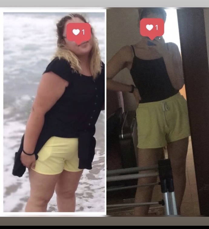 Geçen gün spor delisiyim diyerek attığım değişim! 45 kilo verdim. Nasılım?