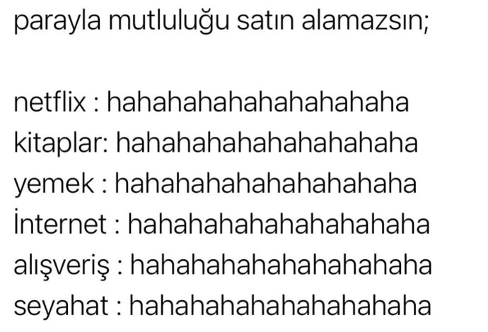 Para ödeyip sizi en çok mutlu eden şey nedir?