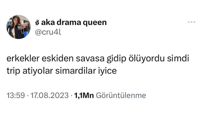 Tribi artık erkekler mi atıyor?