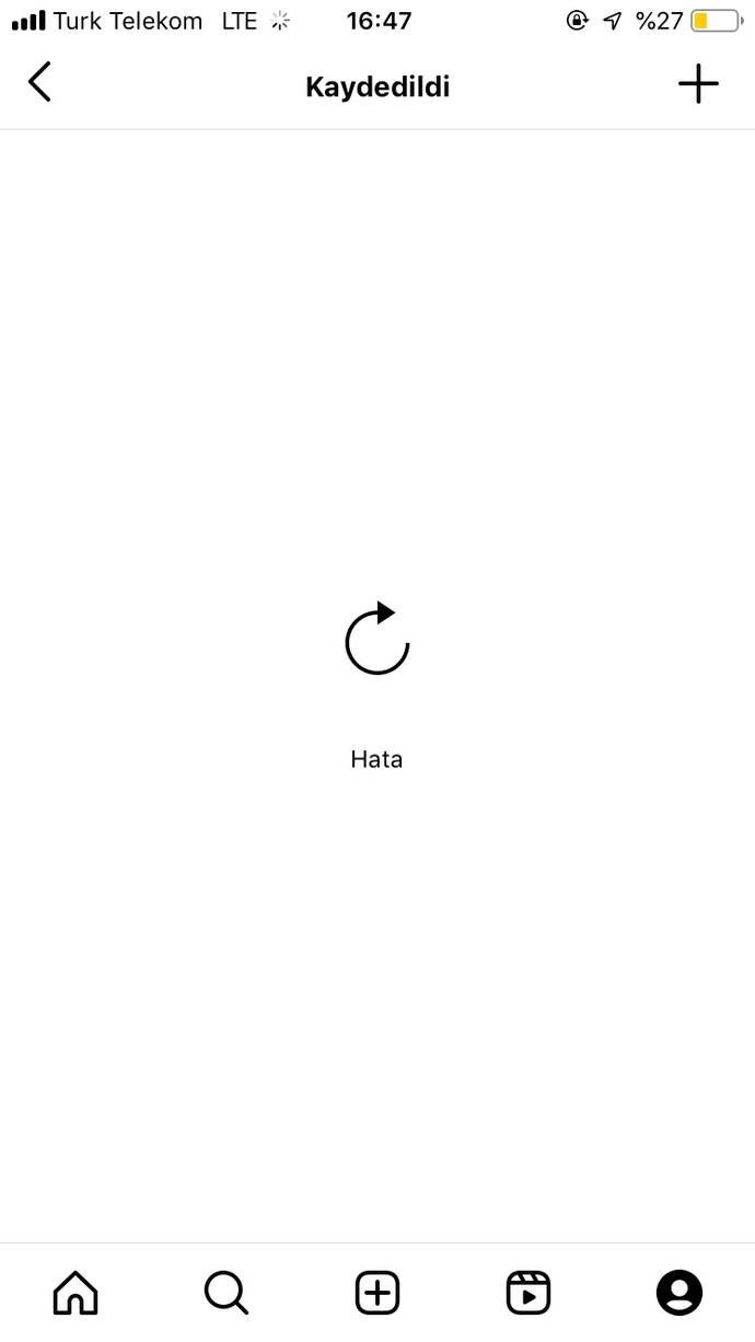 Instagram kaydedilenler neden açılmıyor?