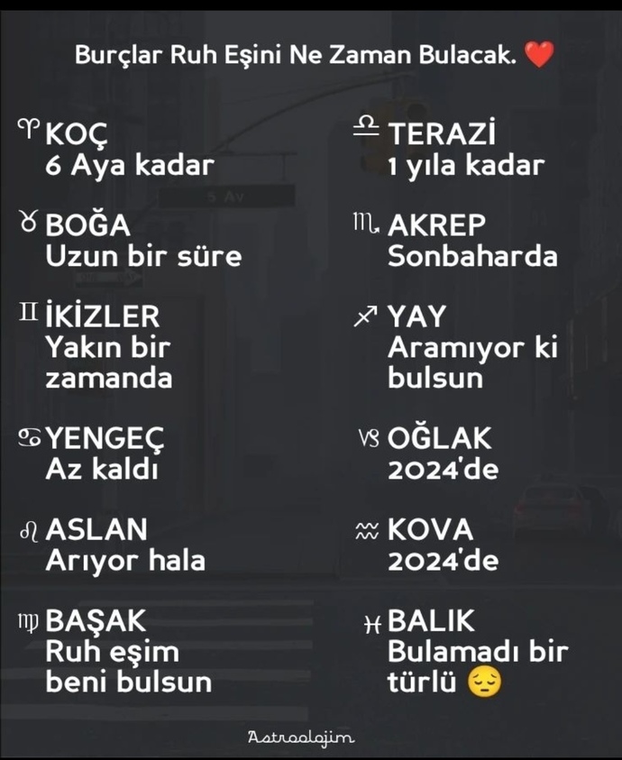 Burcuna göre ruh eşini ne zaman bulacaksın 🕊️?