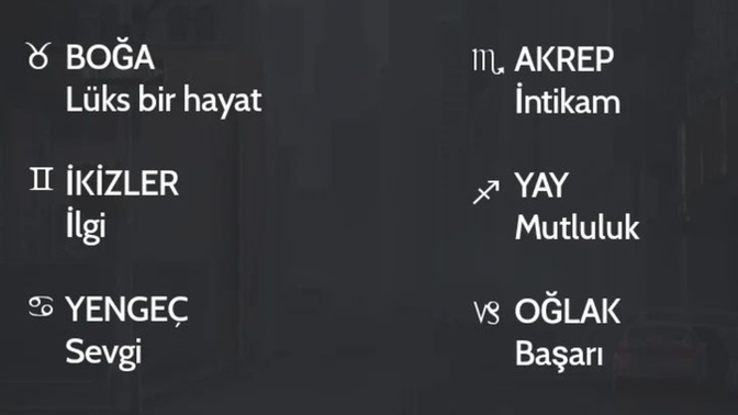 Burçlar ne için her şeyi yapar 🕊️ ?