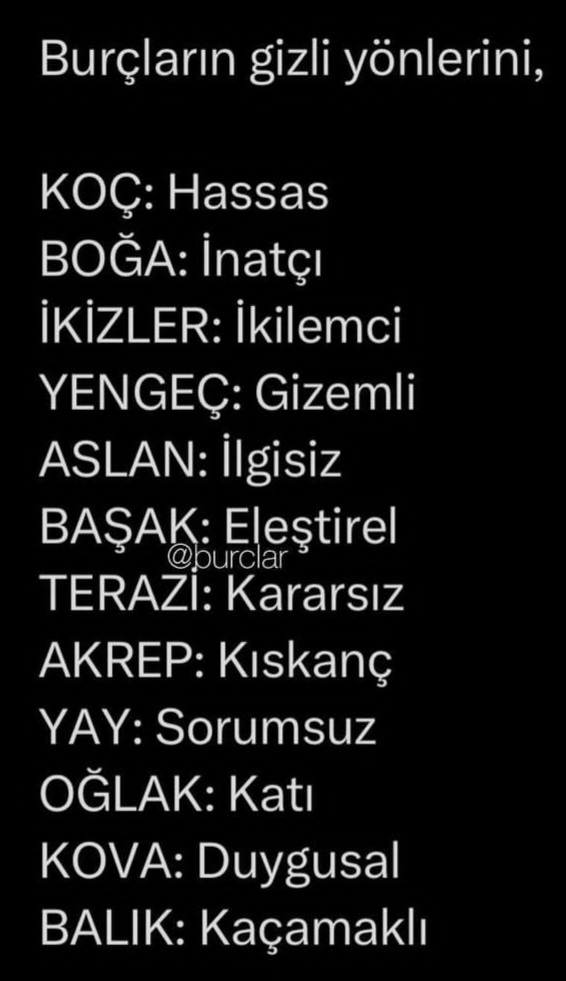 Burcunuzun gizli yönlerini biliyor musunuz?