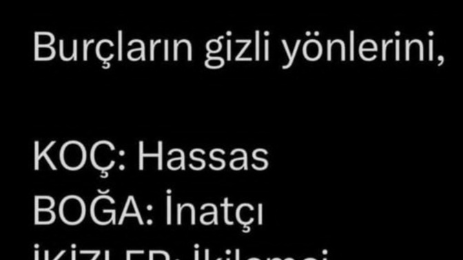 Burcunuzun gizli yönlerini biliyor musunuz?