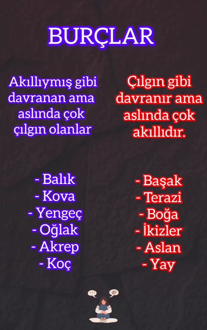Burcuna göre sen hangi sıralamadasın?