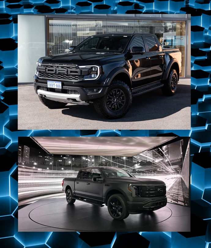 Ford Ranger Raptor and Ford F-150 Lightning