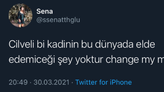 Cilveli kadın her şeyi yaptırabilir mi?