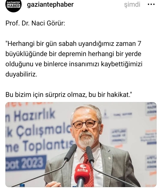 Yine deprem olacağını uzun zamandır biliyoruz, bu tür haberlerin sürekli çıkması korku ve paniğe sebep değil mi?