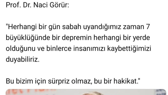 Yine deprem olacağını uzun zamandır biliyoruz, bu tür haberlerin sürekli çıkması korku ve paniğe sebep değil mi?