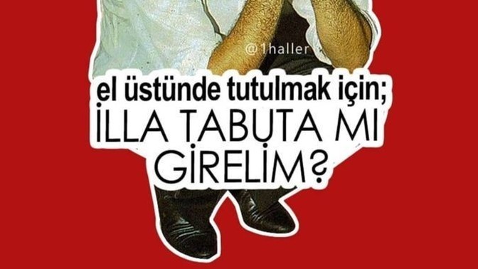 El üstünde tutuluyor musunuz?