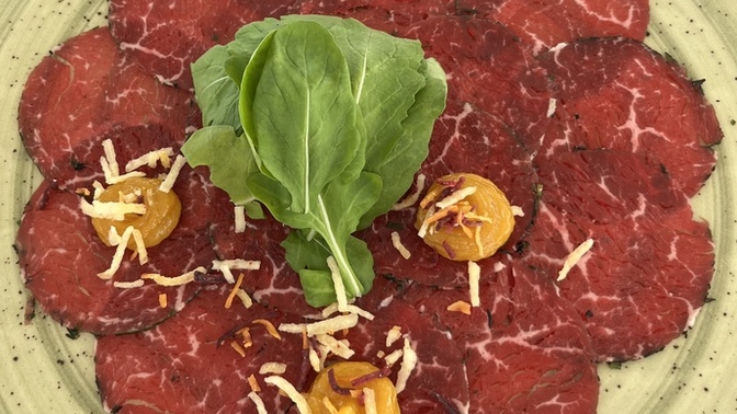 Carpaccio yaptım, nasıl gözüküyor sizce?