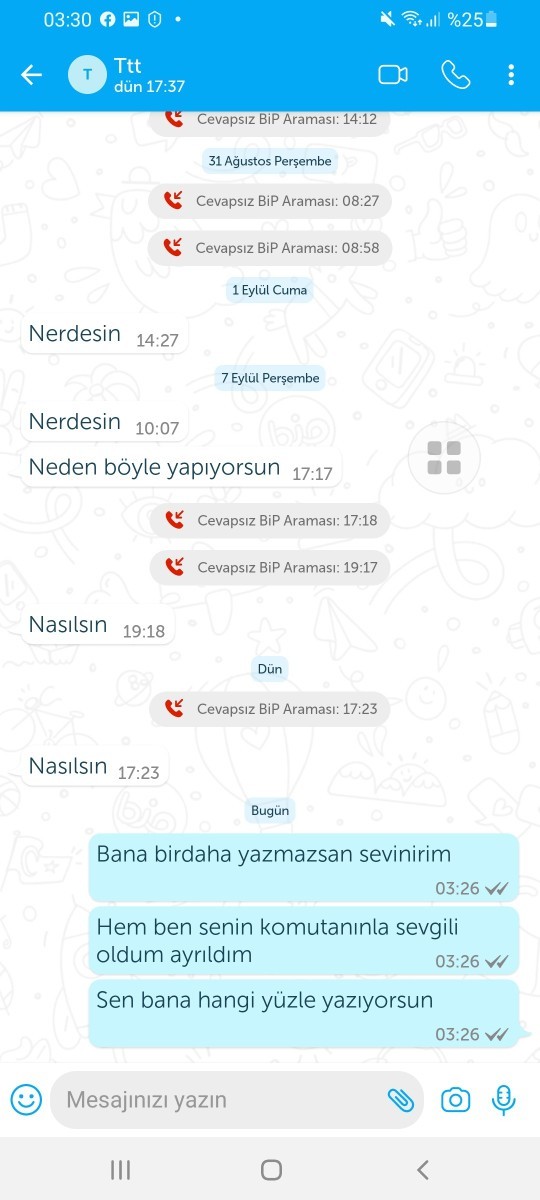Sizce birbirlerinden haberi var mı bunların?