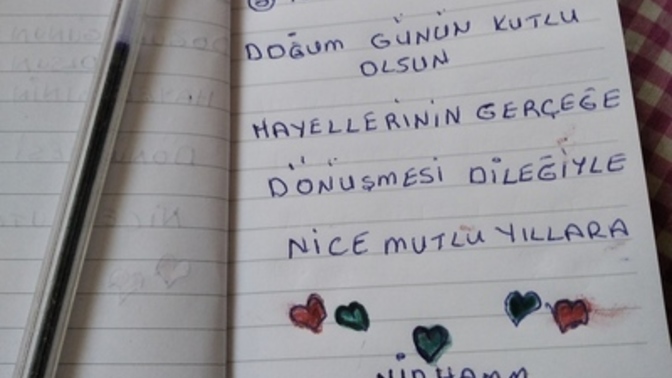 Dün benim için yazılan doğum günü yazısını nasıl buldunuz?