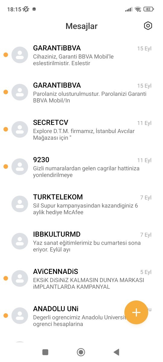 Telefonumdan mesajları silemiyorum, nasıl silerim?