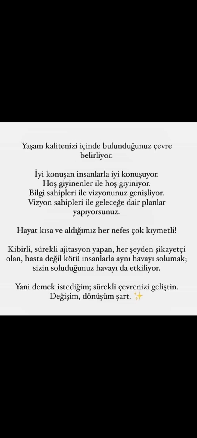 Yaşam kalitenizi geliştirmek adına neler yapıyorsunuz?