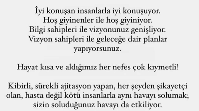 Yaşam kalitenizi geliştirmek adına neler yapıyorsunuz?