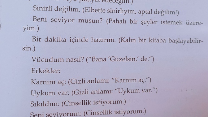 Gizli anlamı olan cümleler söyler misiniz?