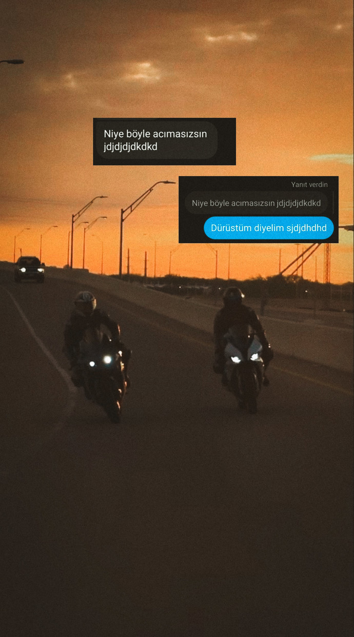 Kesinlikle acımasız değilim ya snshshs