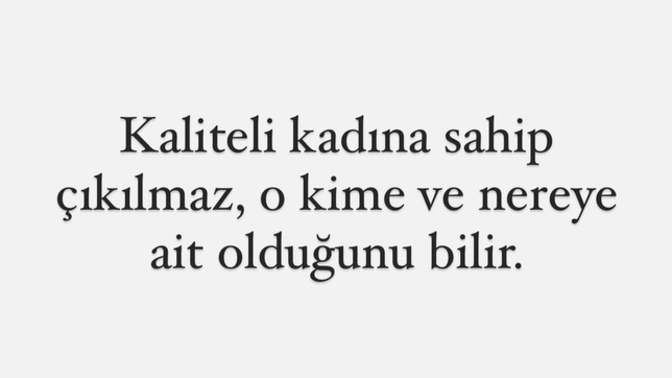 Kaliteli kadını taşımak zormu dur ?