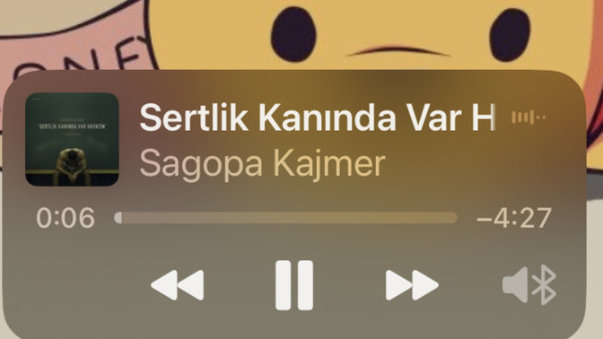 Ben sagopa dinliyorum, senden ne haber, ne yapıyorsun?
