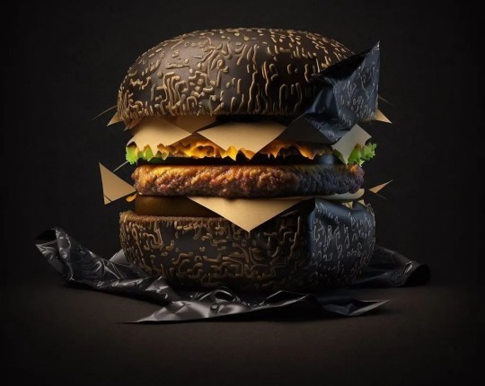 Artık hamburgerler siyah renkli olsaydı yer miydiniz?