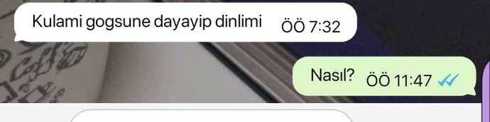 Karşı tarafın görüldü atmasından nefret eder misiniz?
