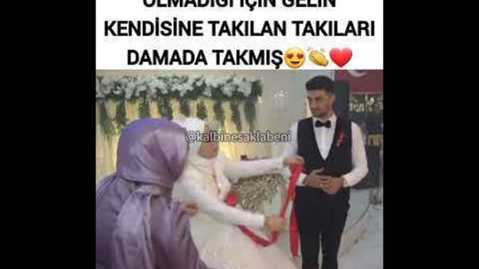 Düğünde takılan takılar kime ait sizce hdjdjdh?
