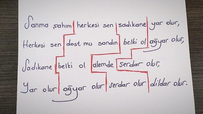Sevdiğiniz bir şiirden dörtlük/beyit paylaşır mısınız?