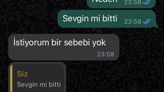 Askerdeki sevgilim bir anda ayrıldı?