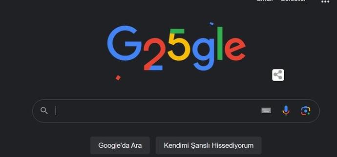 Google 25. Doğum Günü Doodle oldu! Googleda en son ne aradınız?