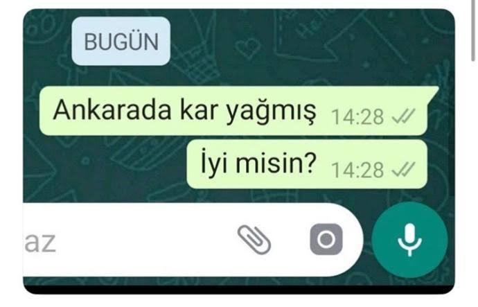 Biriyle konuşmak İstiyorsunuz ama bahaneniz yok ona ne yazardınız?