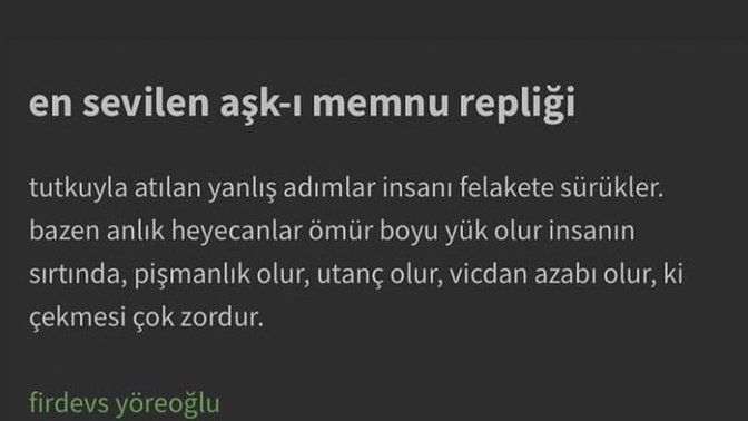 Unutamadığınız replikler, aforizmalar neler?
