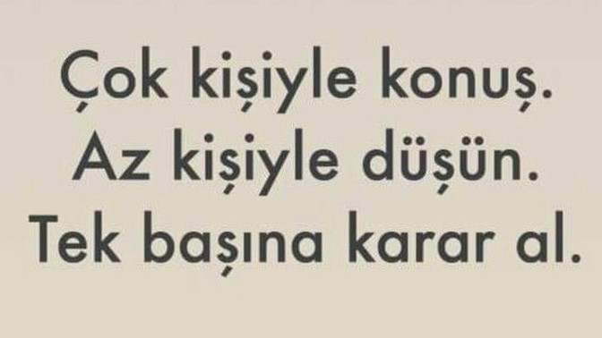 Kararlarınızı neye/kime göre alırsınız?