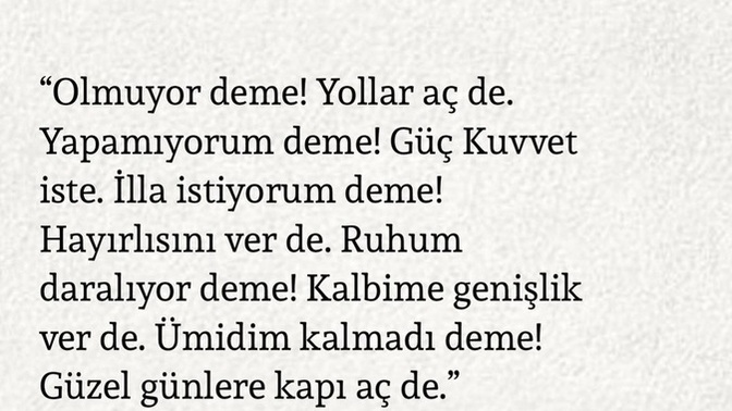 Her şey vaktini bekler sizin beklediğiniz neler var?
