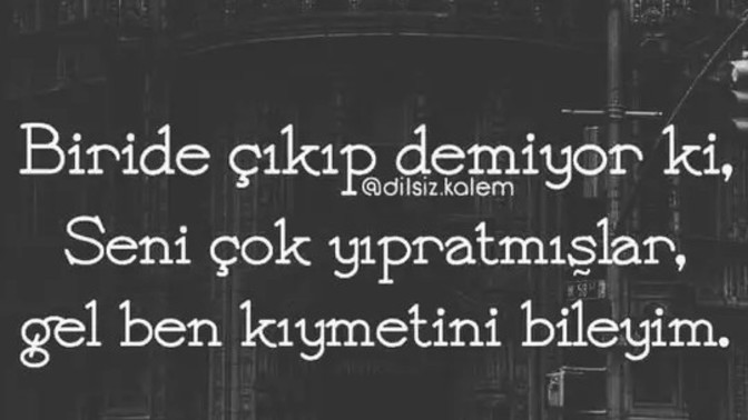 Sizi cok yiprattilar mi?