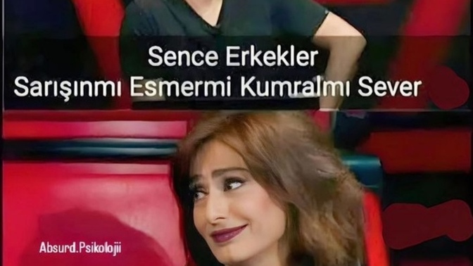 Sarışın mı esmer mi sorularına verilmiş en doğru yanıt değil mi 😂😂?