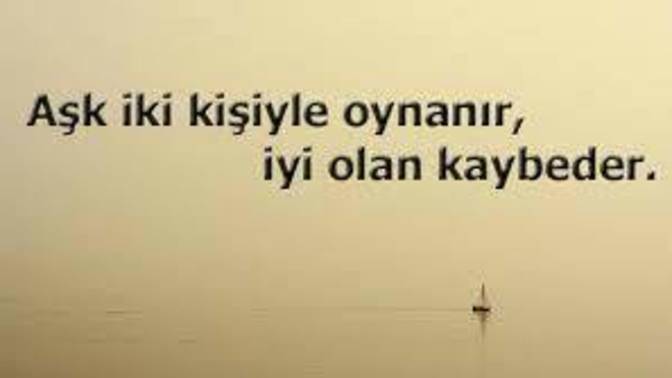 Aşk'ta kaybedenler hep iyi olanlar mıdır?