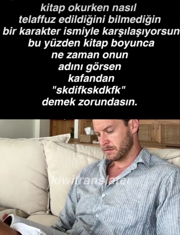 Kitap okurken yabancı isimleri telaffuz etmekte zorlanır mısınız?